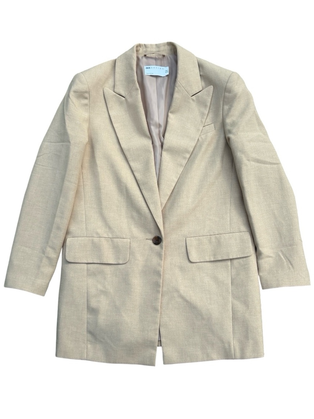 ASOS Design Lightweight One Button Blazer